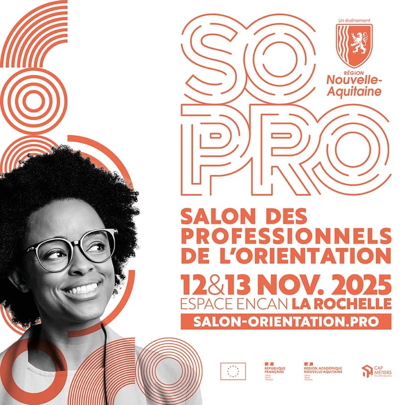 Salon des Professionnels de l’Orientation (SoPro) – 12 & 13 novembre 2025 | La Rochelle