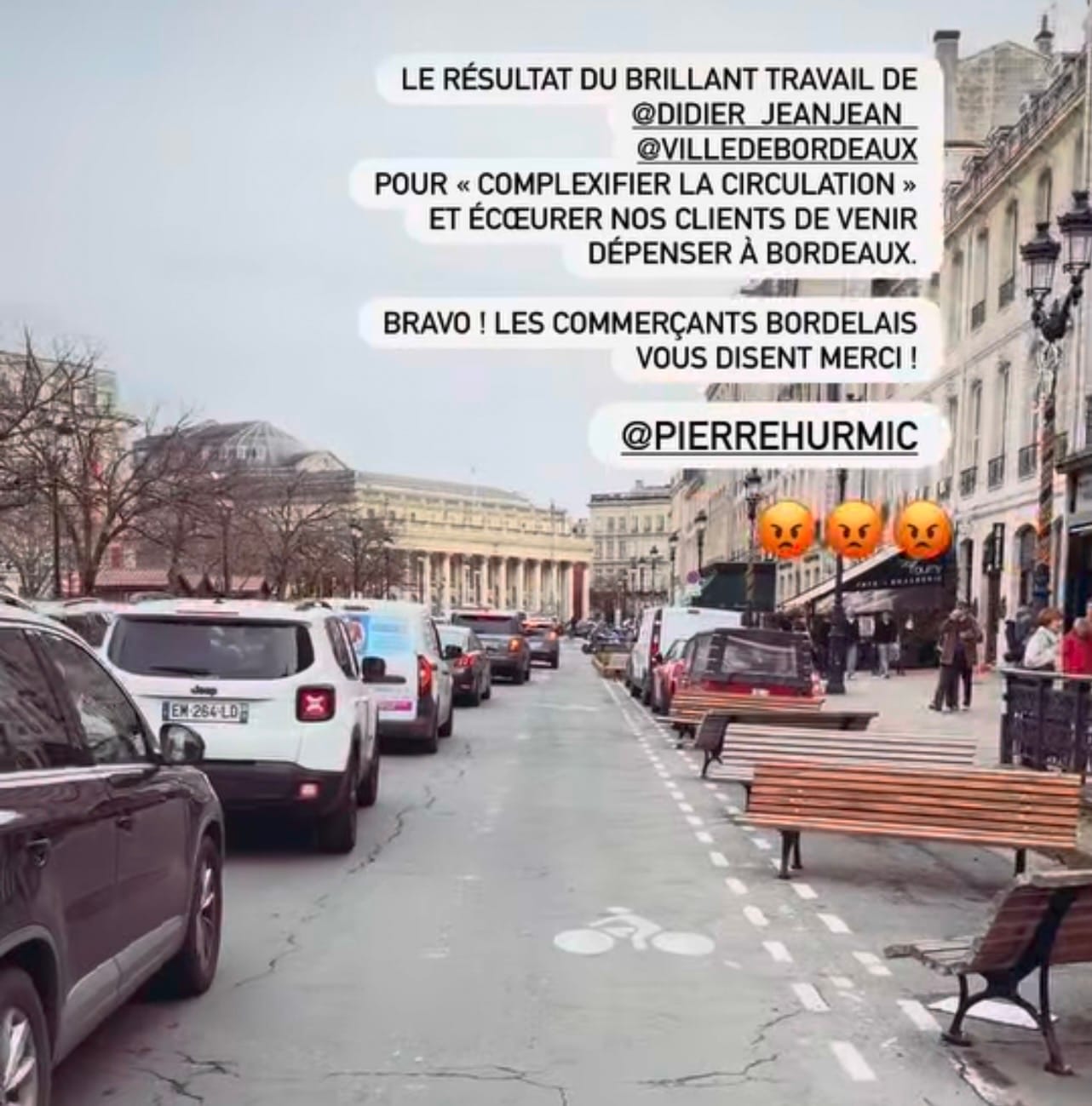 Les bancs des Allées de Tourny Bordeaux