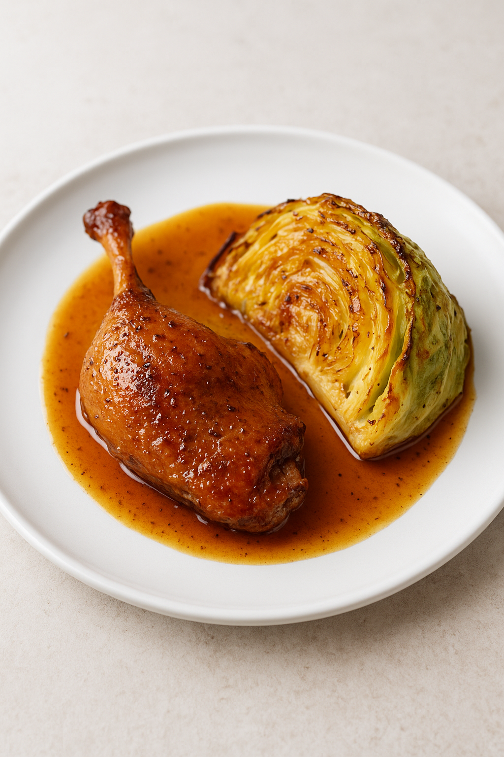 Canard rôti au miel et à l’orange : une recette festive du Sud-Ouest avec chou braisé
