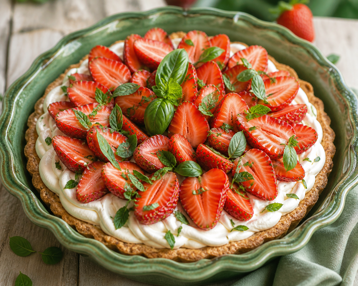 Une tarte aux fraises tant attendue toute l'année - Illustration by Julien NICOLAS