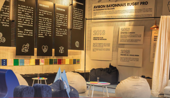 Sensory Room : l’Aviron Bayonnais équipe Jean-Dauger pour toute la saison de Top 14