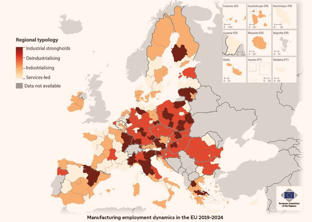Rapport européen 2026 sur les régions : la Nouvelle-Aquitaine s'industrialise, son chômage grimpe