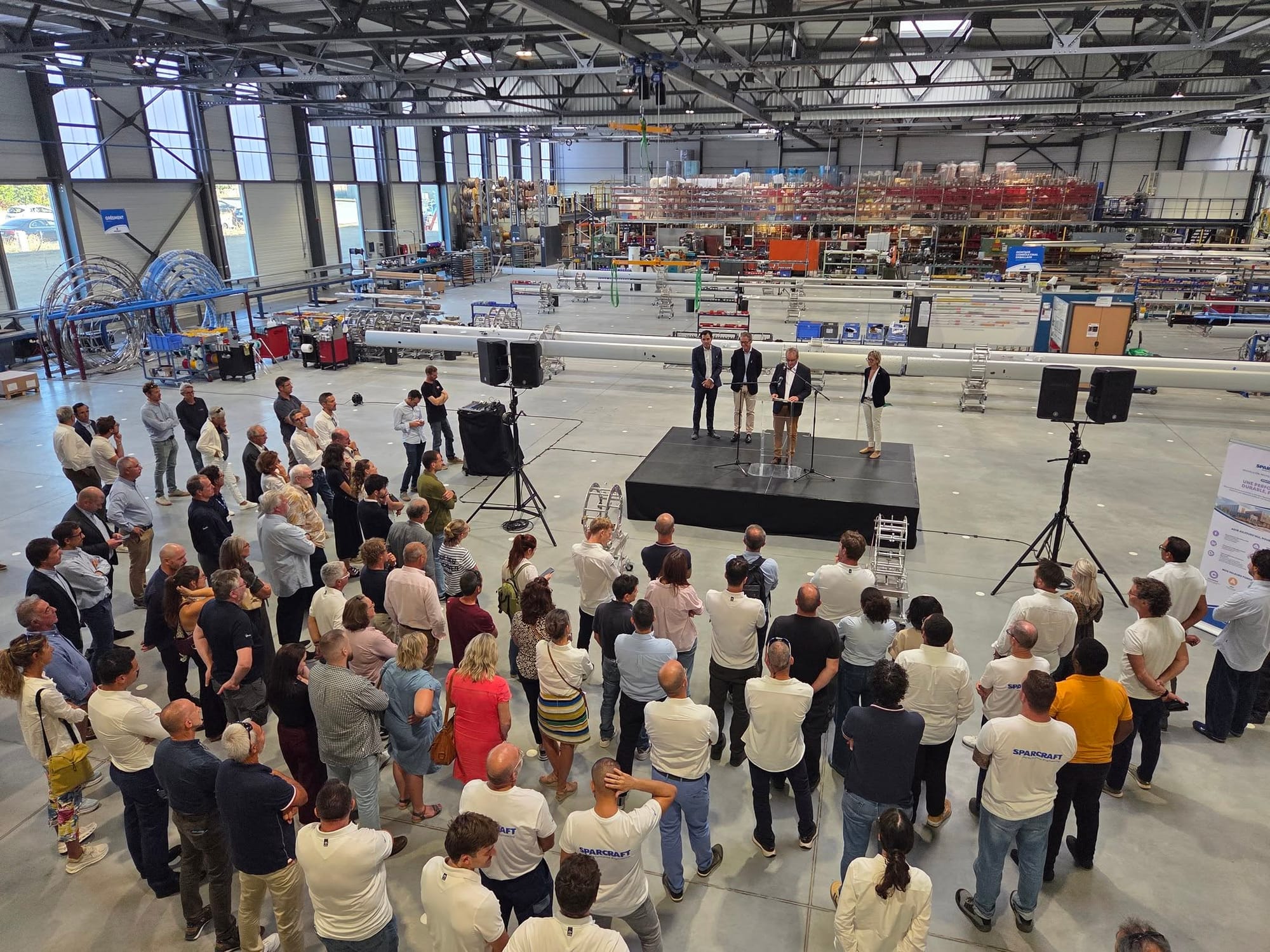 Sparcraft (Wichard) regroupe sa production de mâts dans une usine de 21 M€ près de La Rochelle