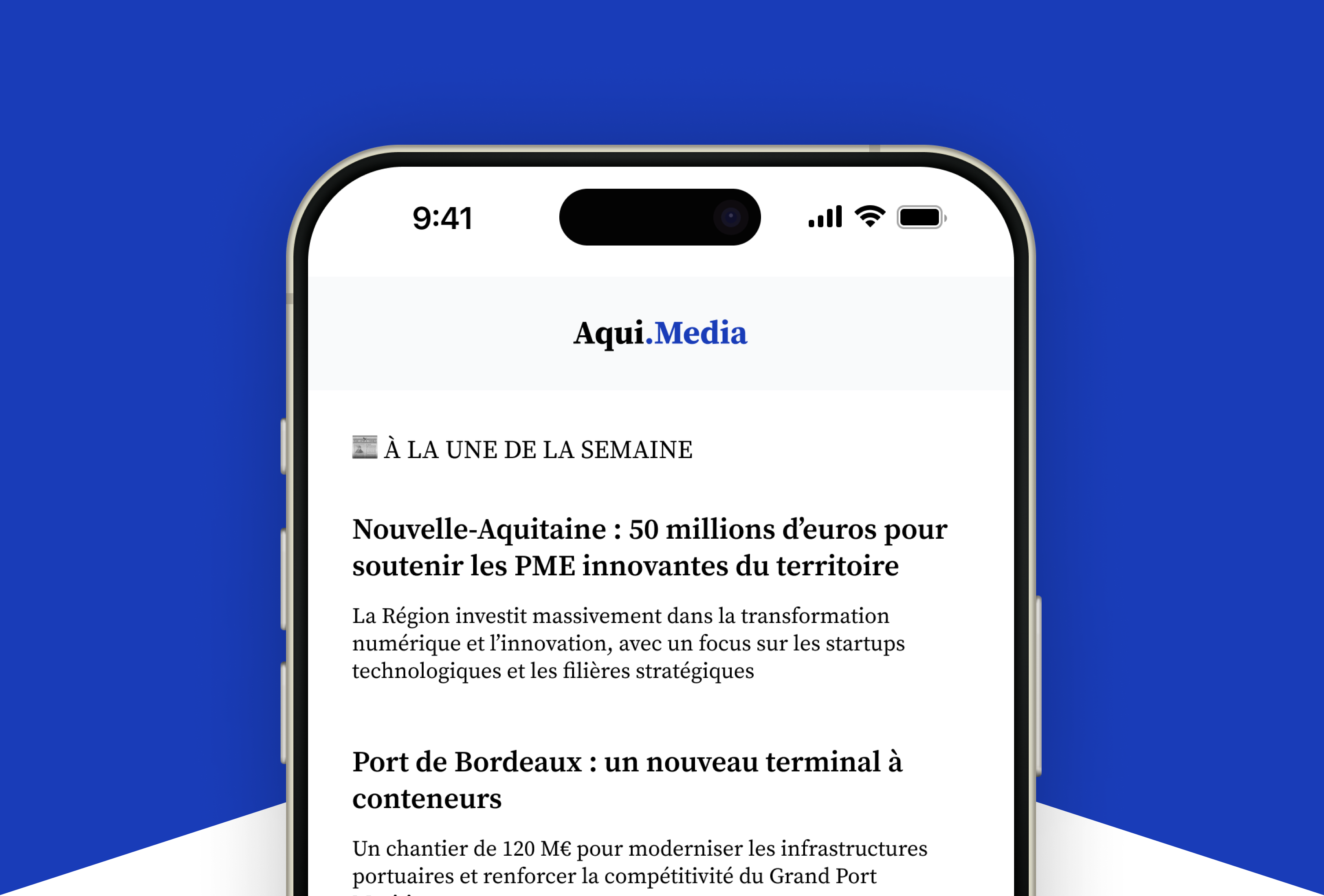 Aperçu newsletter
